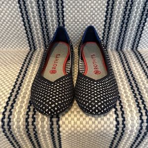 Rothy’s The Flat Maritime Honeycomb Women’s Size 8.5 SOLD OUT